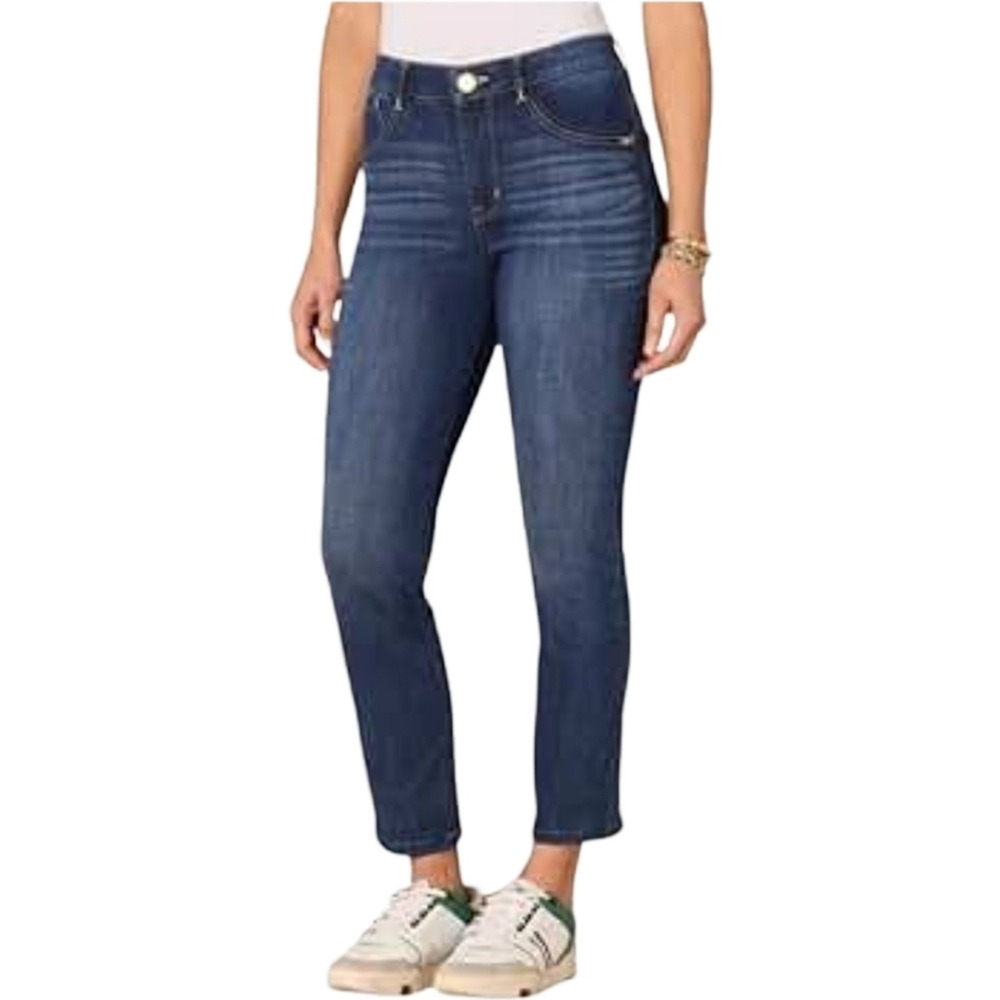 J. Crew Vintage Straight‎ Leg Jeans 24 Regular Medium Wash Blue 100% Cotton